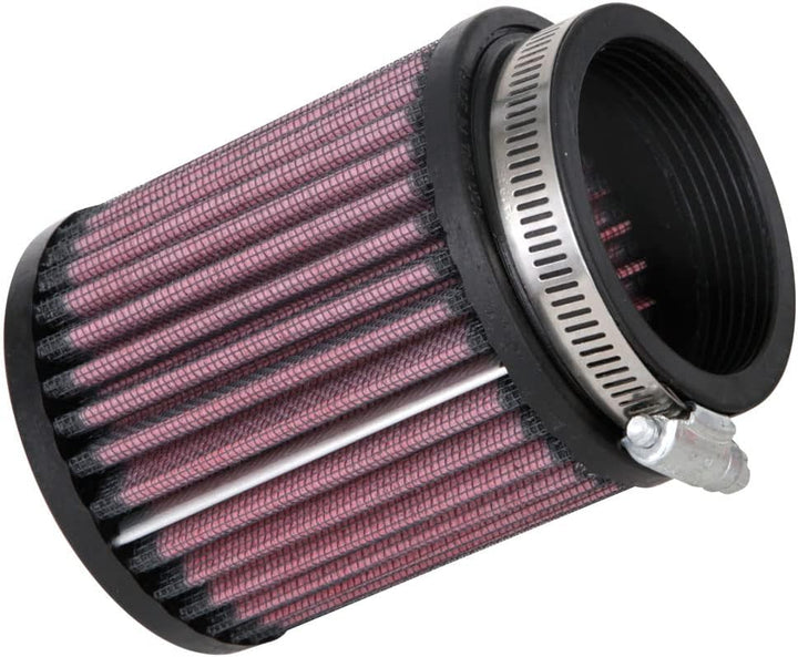 K&N RB-0700 Waschbarer und wiederverwendbarer KFZ und Motorrad Universal Gummi Filter, Rot