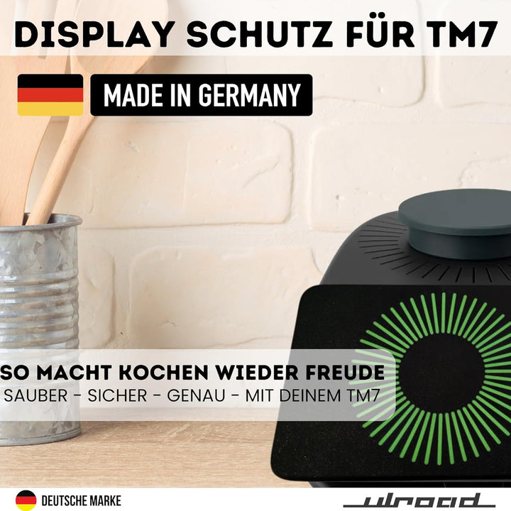 ULROAD Displayschutz kompatibel mit Thermomix TM7 Abdeckung Display Schutz Zubehör Displayabdeckung