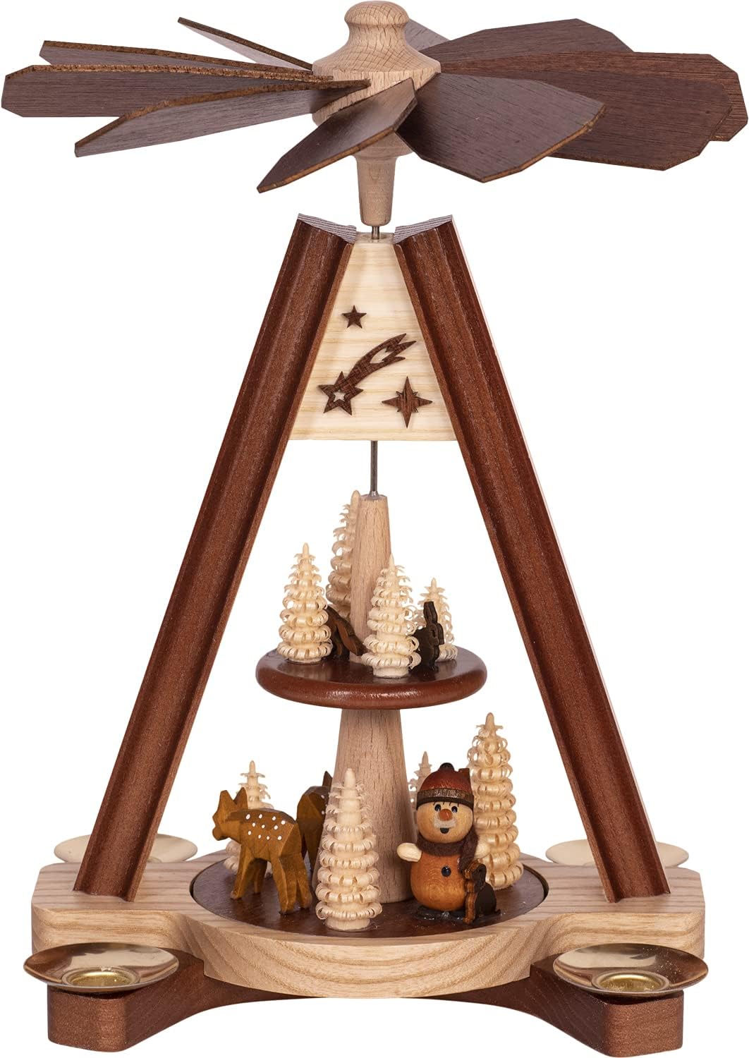 Saico Weihnachtspyramide, Holz, 2-farbig, 24cm