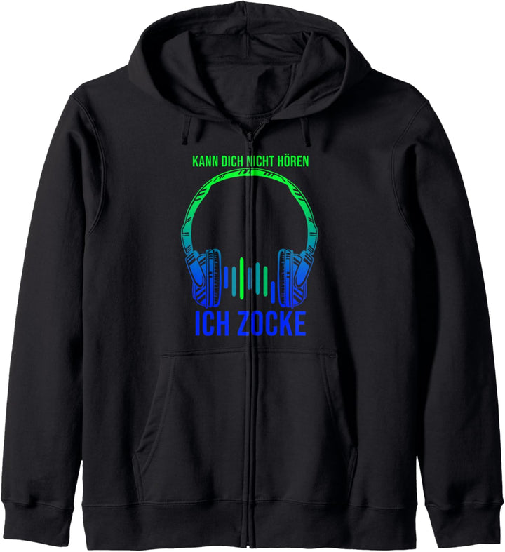Gaming Gamer Hör dich nicht Geschenk Kapuzenjacke