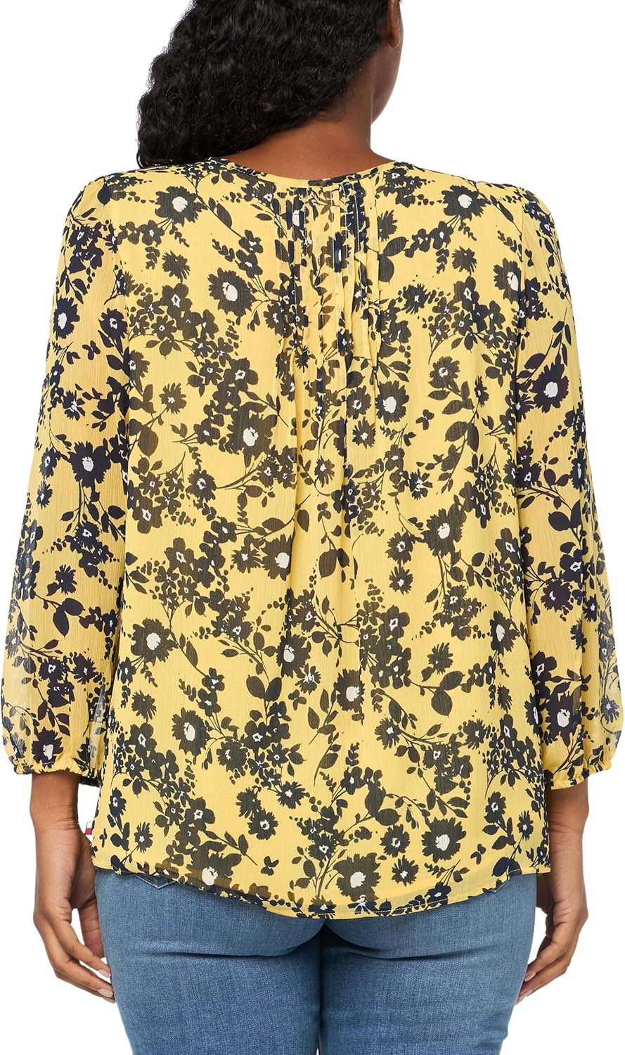 Tommy Hilfiger Damen Blouse Pintuck, Bluse S Mango, S Mango