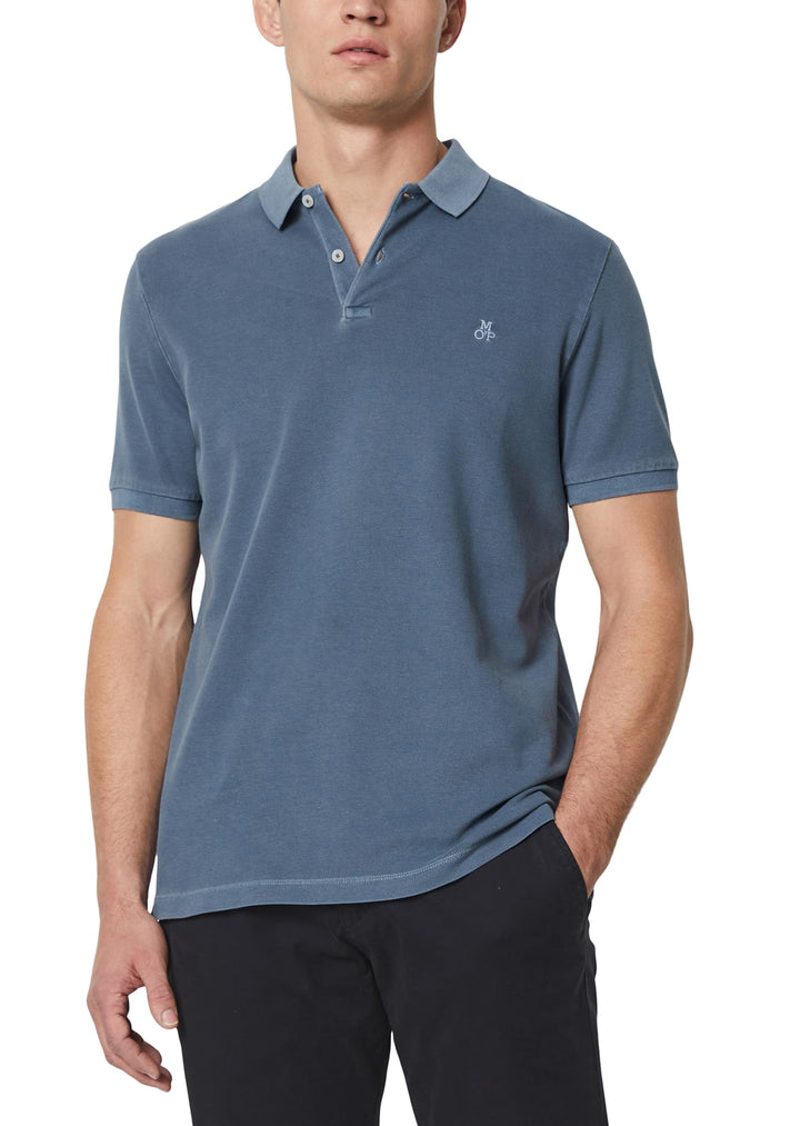 Marc O'Polo Herren Polohemd S Blau, S Blau