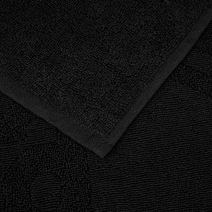 Borussia Dortmund BVB Badtuch - 180x70 cm - schwarz - 100% Baumwolle - BVB Emblem