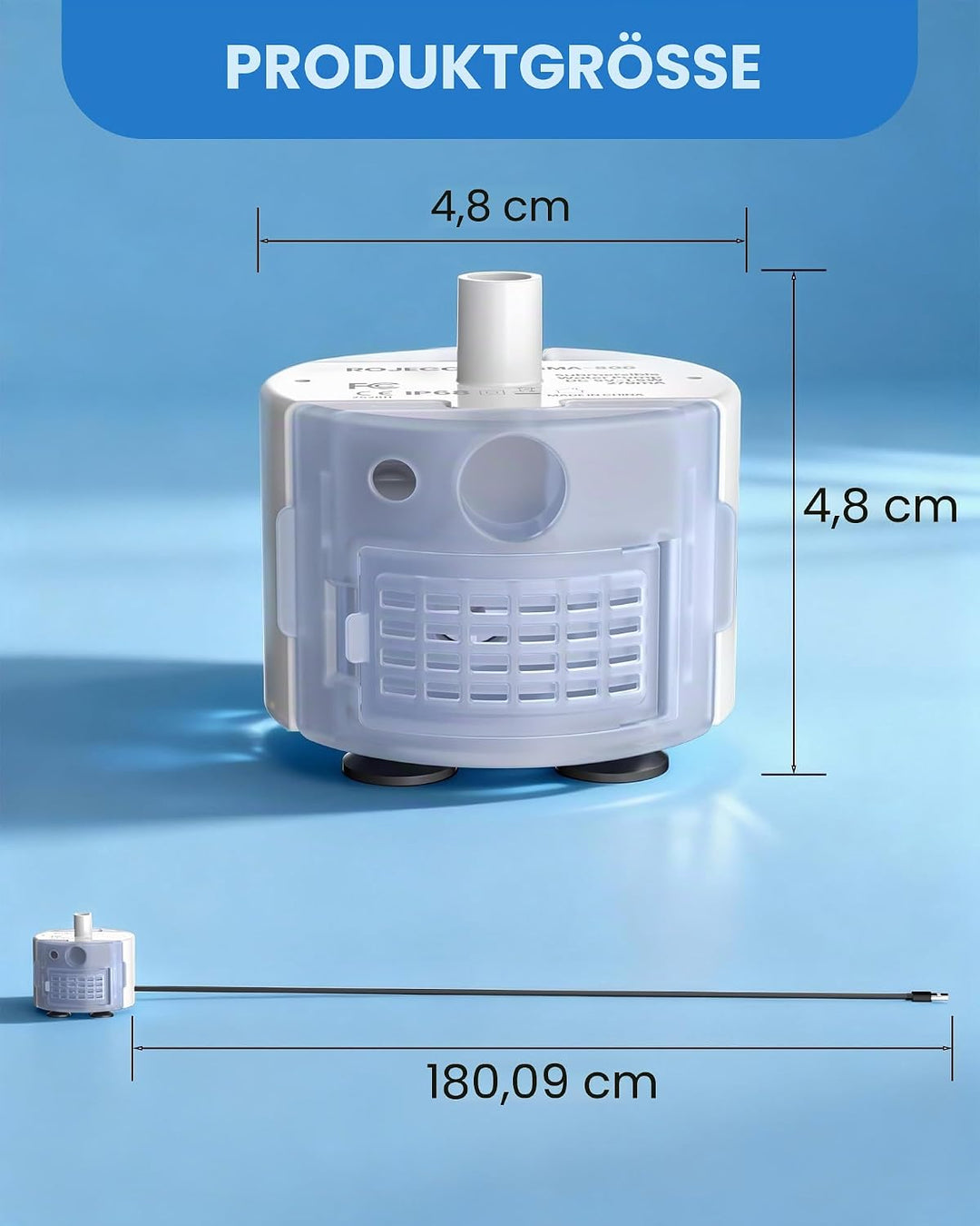 Ersatzpumpe für TOMXCUTE Katze Trinkbrunnen Super Leise, 5V, 1.5W, Pumpe