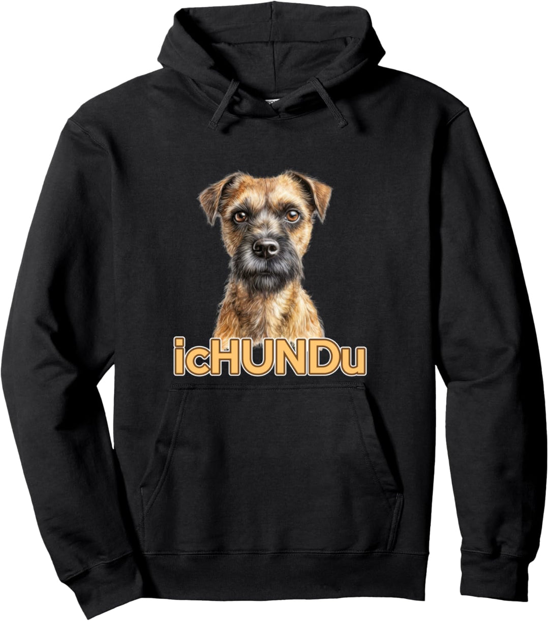 Hundeliebe Hundebesitzer Hunde Border Terrier Pullover Hoodie