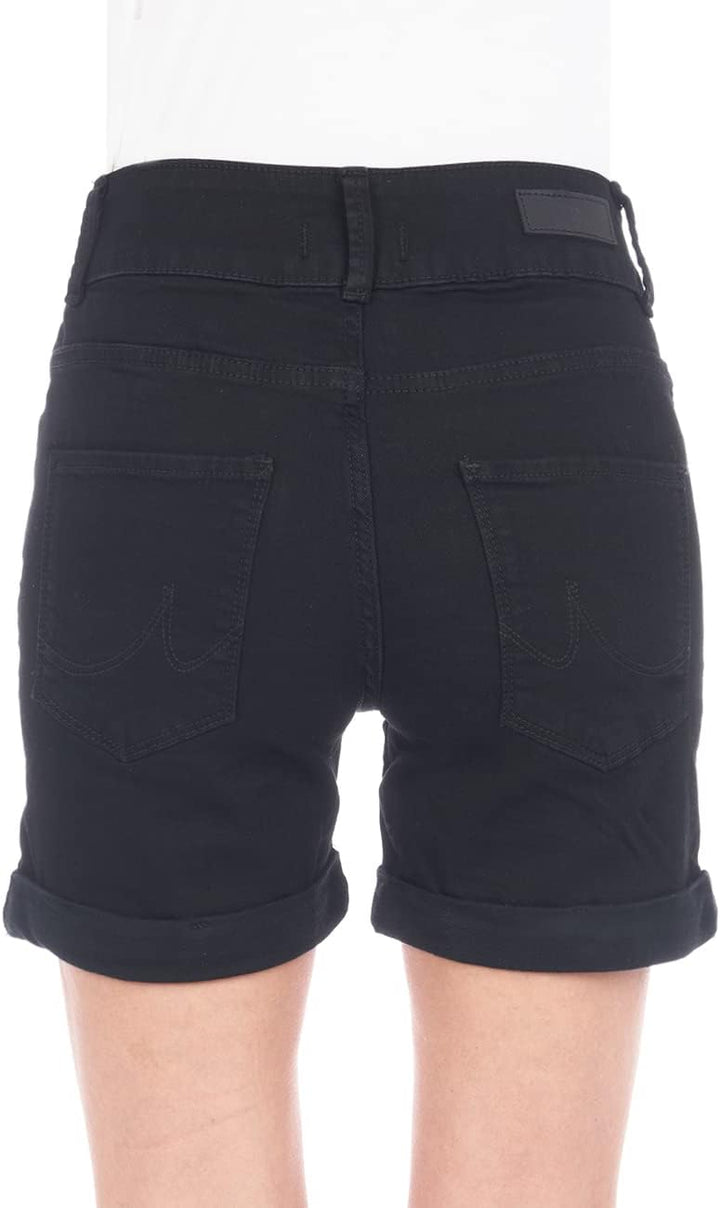 LTB Damen Shorts Becky X Kurze Jeans Hose Jeansshorts Hotpants Basic Denim Stretch Baumwolle Blau Sc