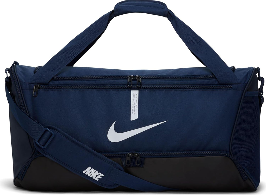 Nike Academy Team Fussball-Sporttasche (Medium, 60 l), CU8090 Midnight Navy/Schwarz/Weiss MISC Singl