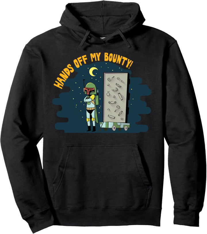 Star Wars Boba Fett Hands Off Halloween Poster Pullover Hoodie