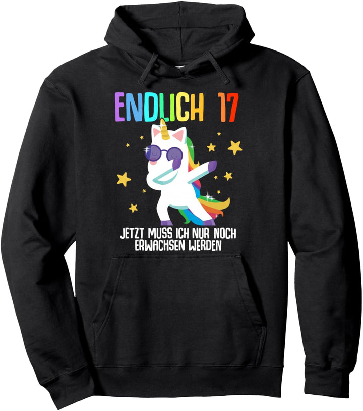 17. Geburtstag Junge Mädchen 17 Jahre 2007 Lustig Geschenk Pullover Hoodie