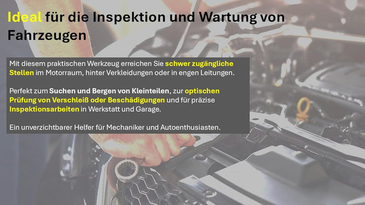 ROTHENBERGER Industrial Endoskop Kamera TF 2809 im stabilen Kunststoffkoffer | Rohrkamera | Kanalkam