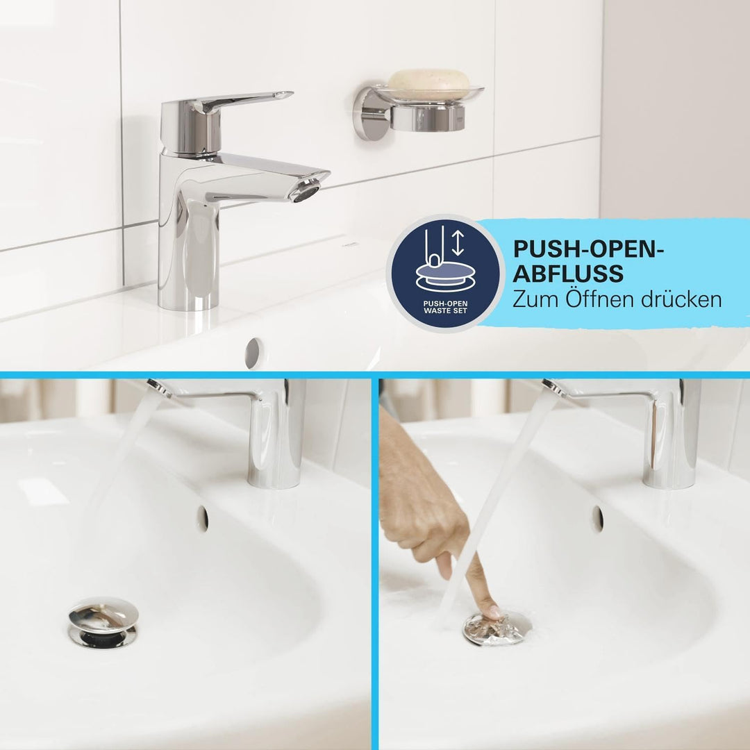 GROHE Start - Einhand-Waschtischarmatur (wassersparend, DN 15, M-Size), chrom, 24204002