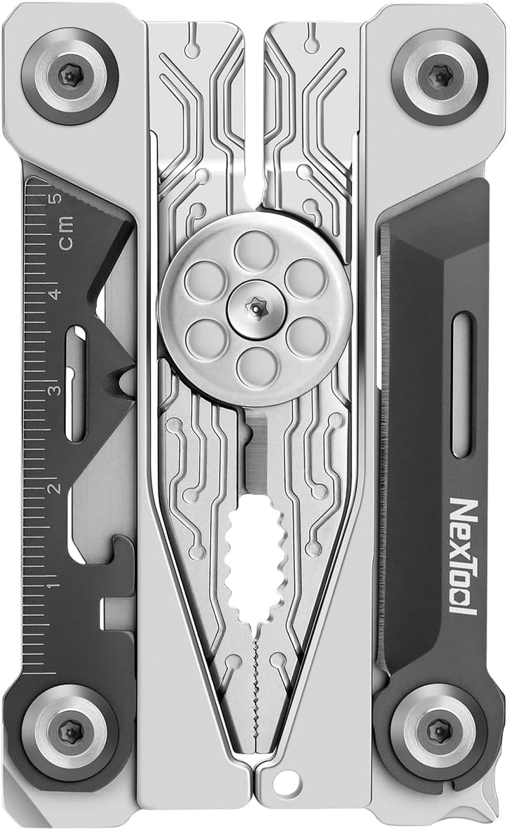 NexTool Faltbares Multitool,Kreditkarten Multi Tool 20 in 1 Edelstahl Wallet Multitool Werkzeug mit