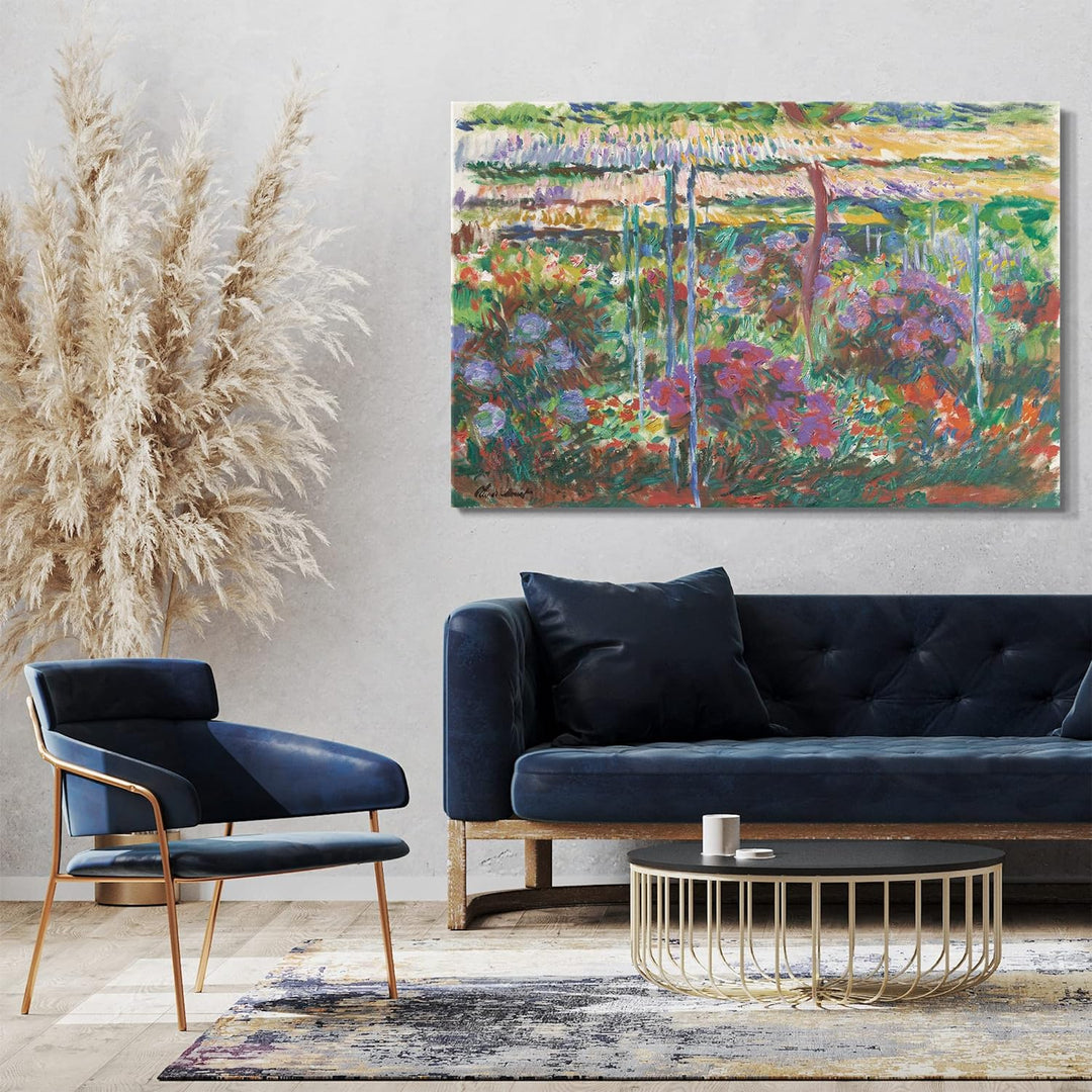 Printed Paintings Leinwand (80x60cm): Claude Monet - Pfingstrosen 80x60 cm, 80x60 cm