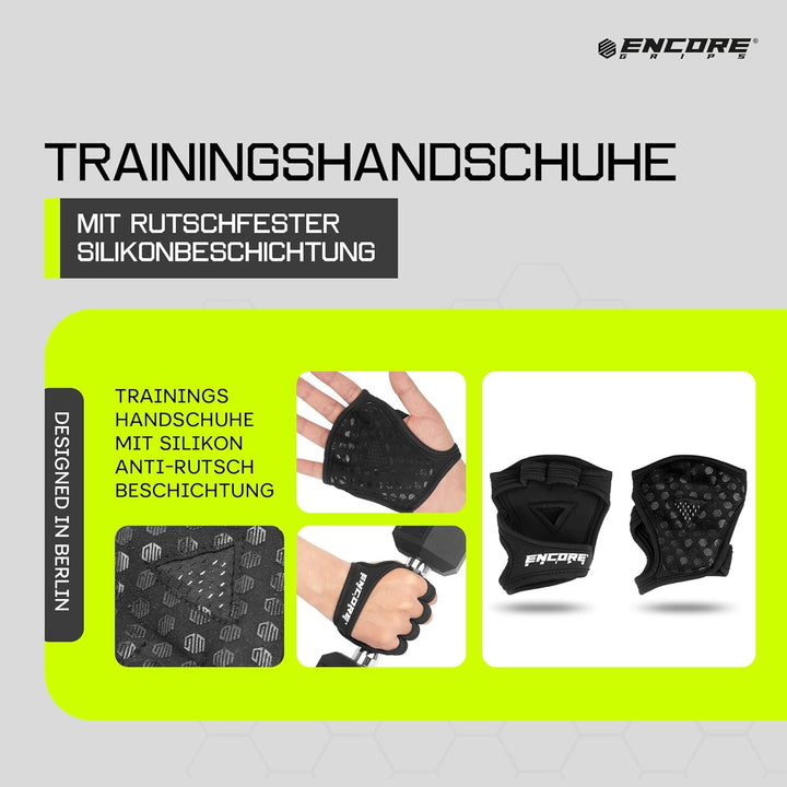 Griffpolster Kraftsport – Griffhilfen & Grip Pads für Krafttraining, Bodybuilding & Klimmzüge, Neopr