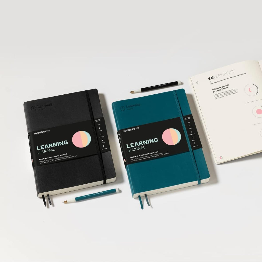 LEUCHTTURM1917 367501 Learning Journal Composition (B5), Flexcover, Pacific Green, Englisch Englisch