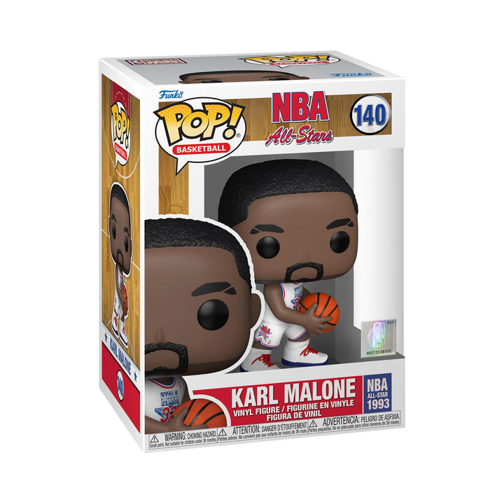 Funko Pop! NBA Legends-Karl Malone - (White All Star Uni 1993) - Vinyl-Sammelfigur - Geschenkidee -