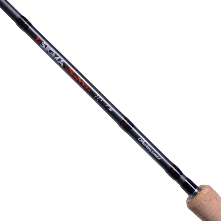 SHAKESPEARE Sigma Supra Fly 6# Angelrute - (4 Stück) - Dunkelgrau/Graphit, 2,7 m