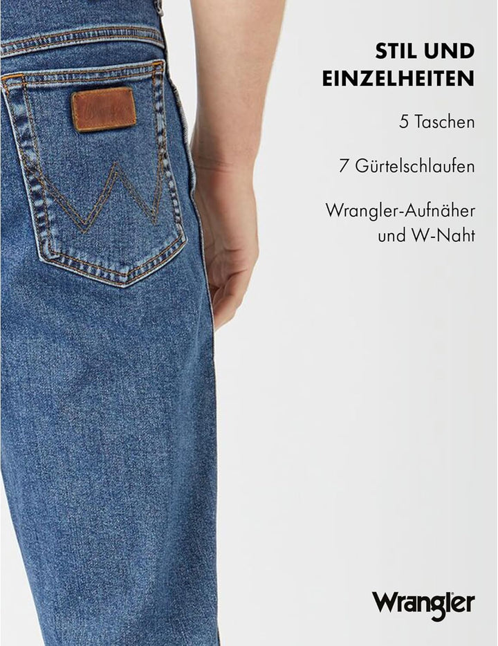 Wrangler Herren Texas Contrast' Jeans 32W / 30L Stonewash, 32W / 30L Stonewash