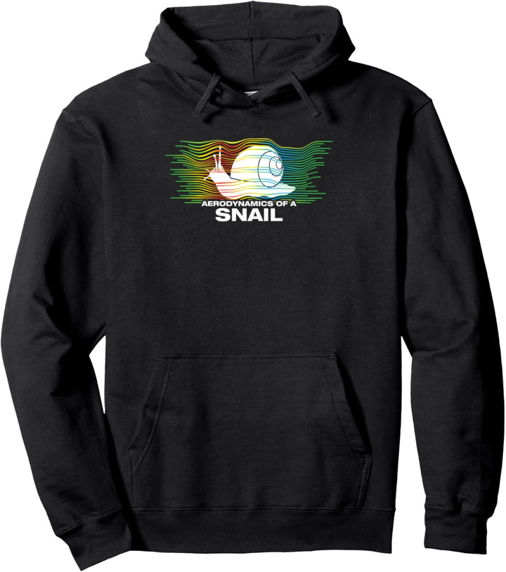 Aerodynamik einer Schnecke | Lustiges Schnecken Pullover Hoodie
