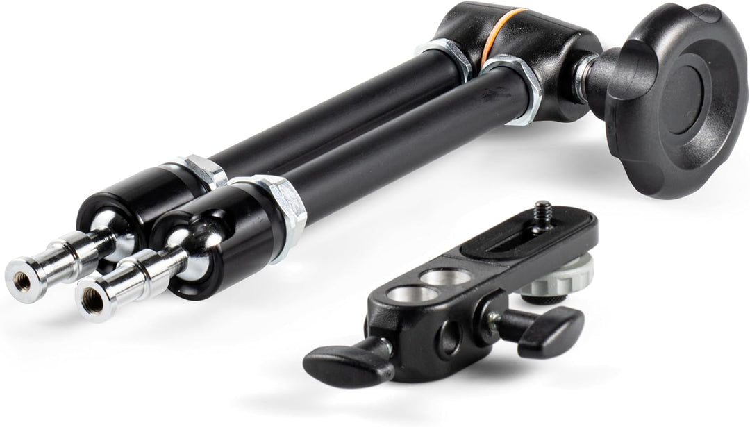 Manfrotto 244 Variable Friktionsarm mit Halterung (Schwarz) für Fotografen und Videografen Single, S