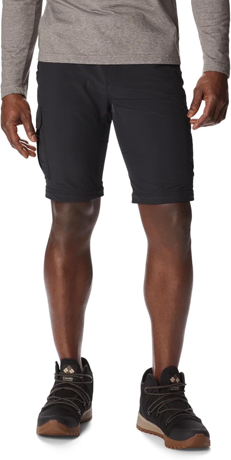 Columbia Herren Cargohose Schwarz 28W / 32L, Schwarz 28W / 32L