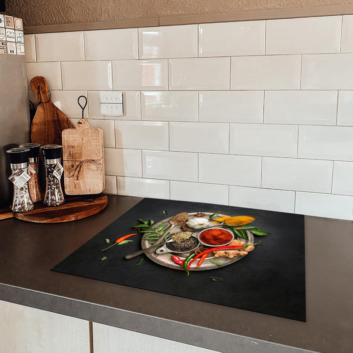 KitchenYeah© Herdabdeckplatte Einteilig Küche Ceranfeld Abdeckplatte Cerankochfeld Abdeckung Indukti