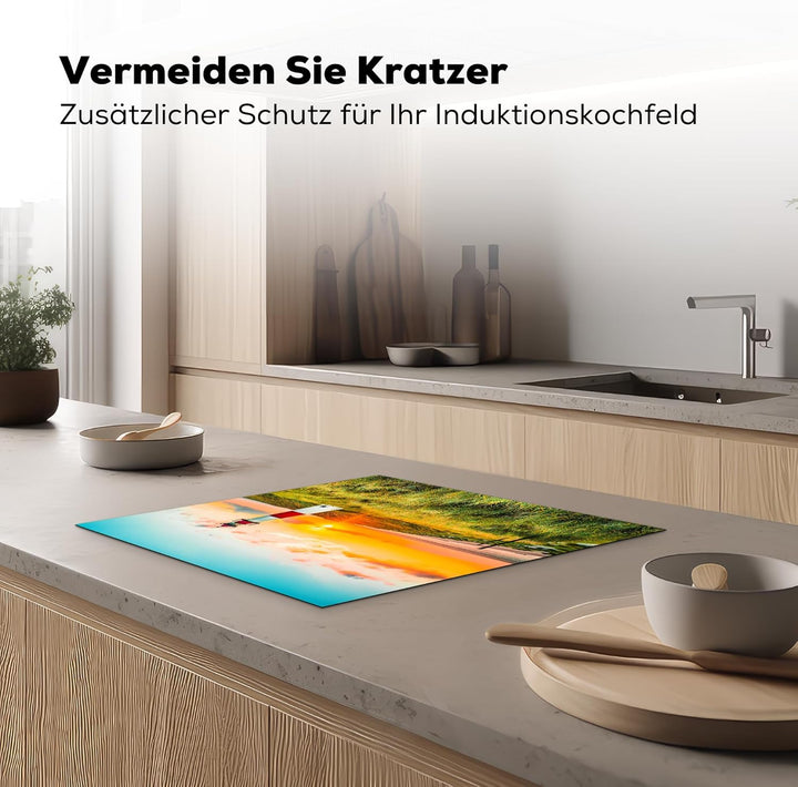 KitchenYeah© Herdabdeckplatte Einteilig Herdabdeckung Abdeckplatte für Ceranfeld Abdeckung Induktion