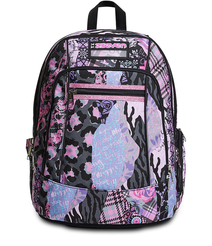 SEVEN Rucksack Advanced, Backpack für Schule, Uni & Freizeit, Geräumige Schultasche für Teenager, Mä