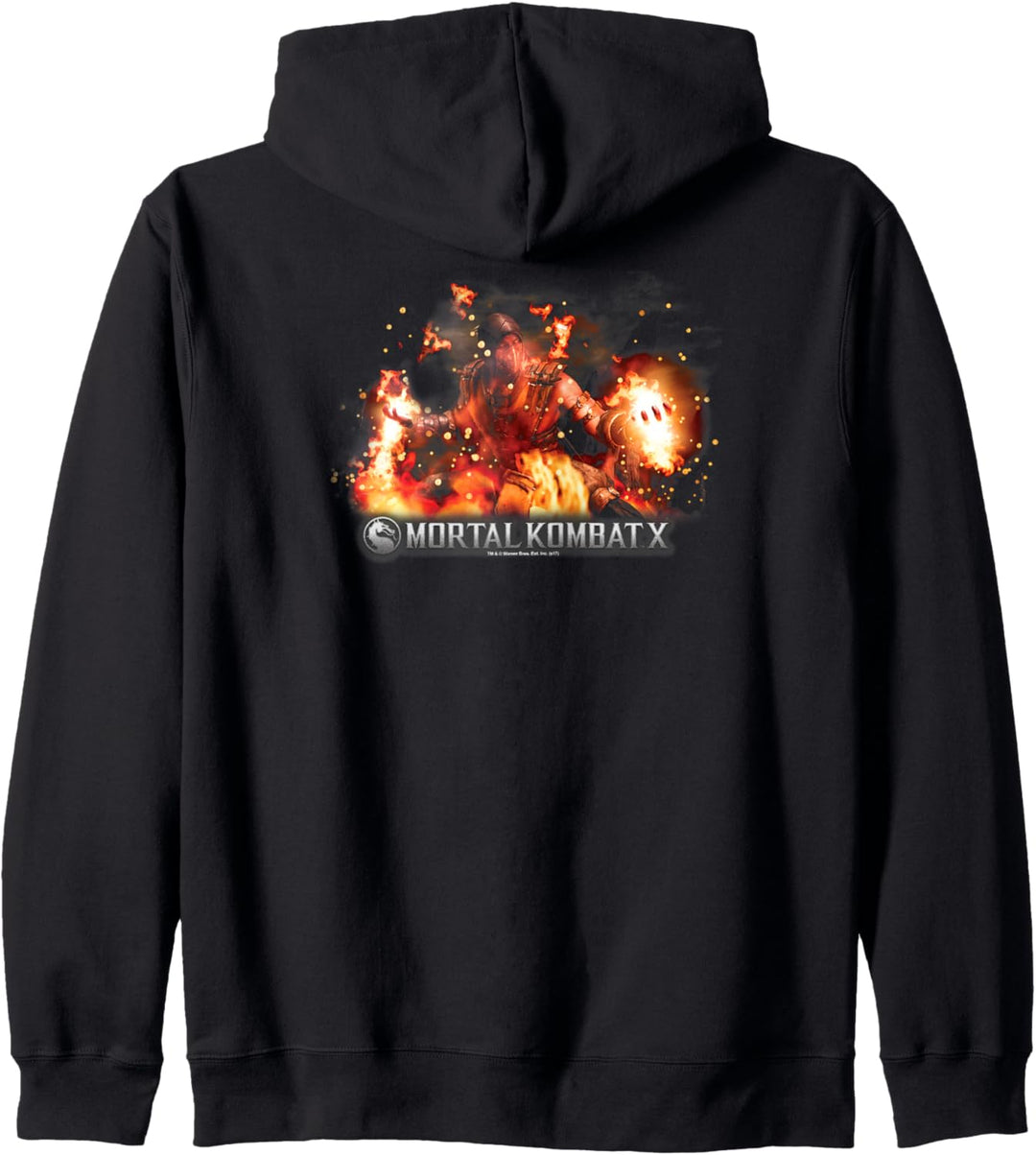 Mortal Kombat X Scorpio Flames Kapuzenjacke