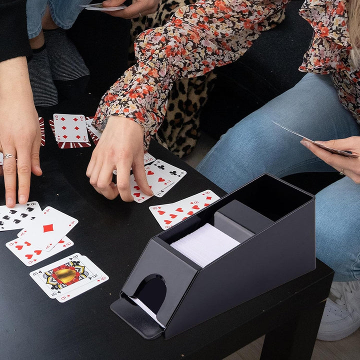 Kartenspender, Kartenschuh | 4/6-Deck-Poker-Dealer-Halter,Wiederverwendbarer Kartenverteiler für Spi