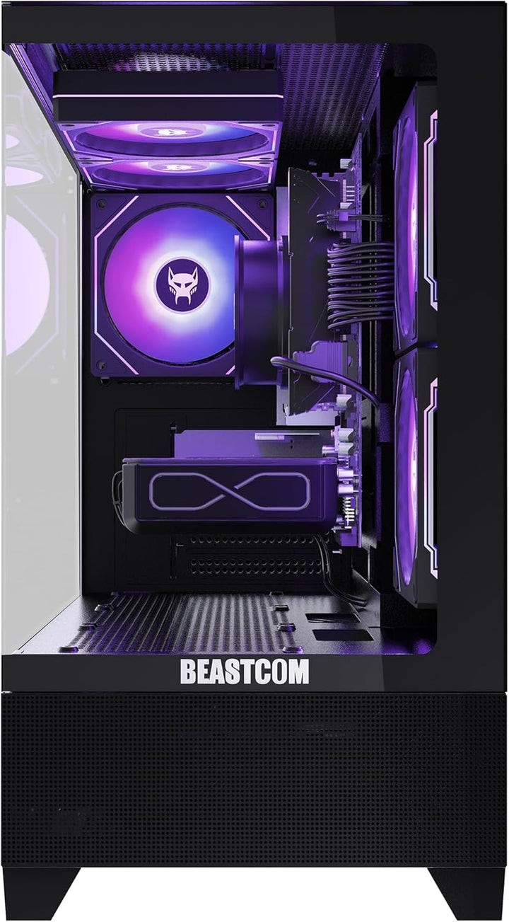 BEASTCOM Q5 | Pro Gaming, Gaming PC, AMD Ryzen 9 5900X 12X 4,80 GHz 24 Threads, RTX 5060 Ti 8GB, 16G