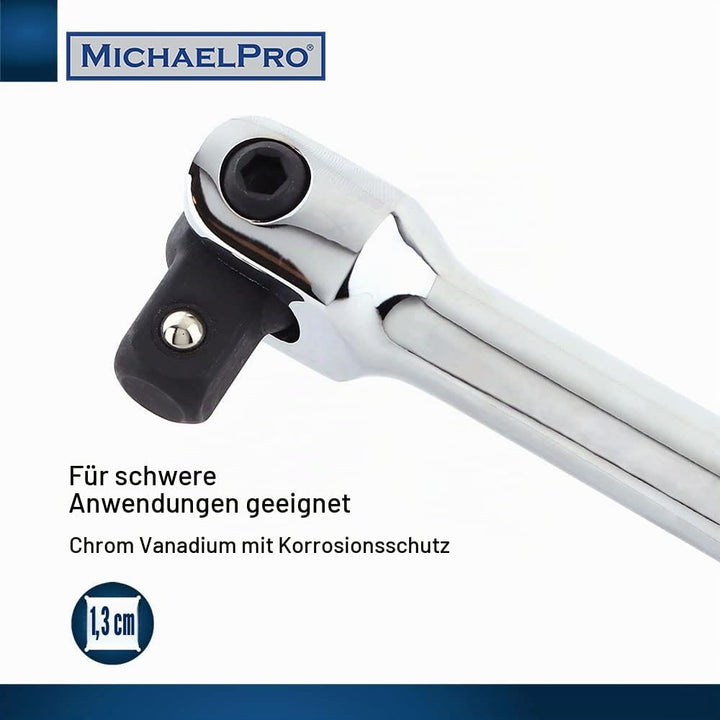 MichaelPro MP007003 1,27 cm Antriebsverlängerung Breaker Bar/Flex Griff, 45,7 cm Länge, verbinden Si