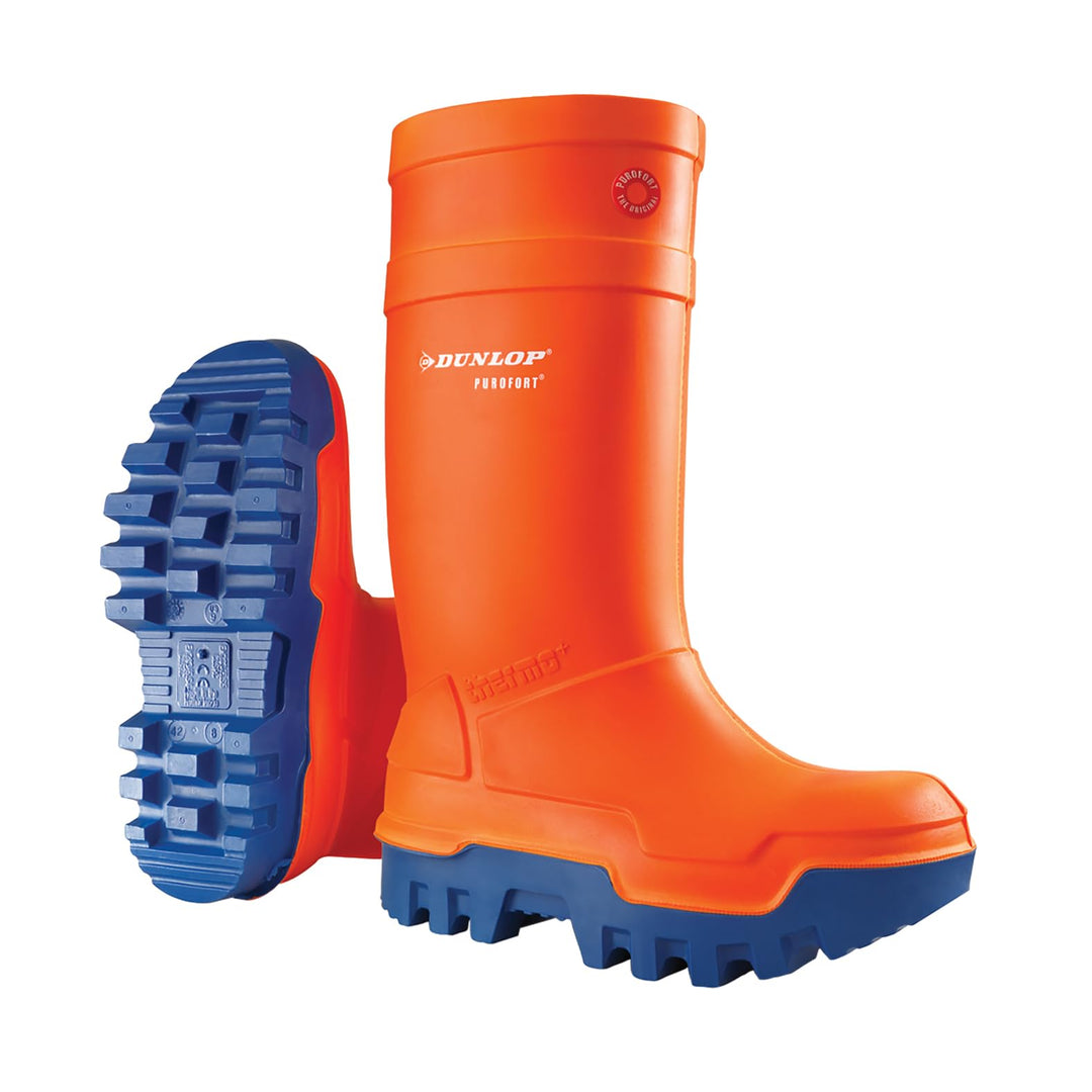 DUNLOP Purofort Thermo+, Men's Safety Boots Orange 38 EU Einfarbig, Orange 38 EU Einfarbig