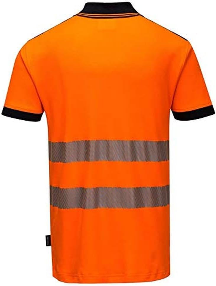 PW3 Polo Manica Corta Hi-Vis S Orange, S Orange