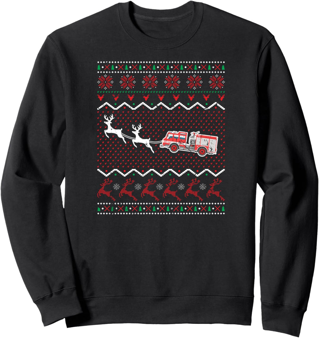 Feuerwehr Ugly Christmas Sweater Sweatshirt