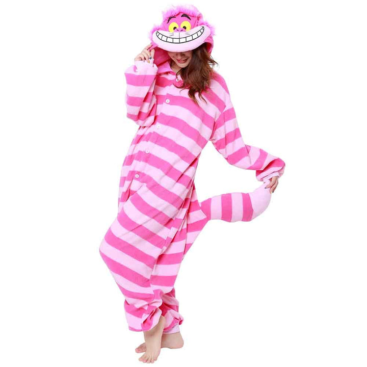 Cheshire Cat Kostüm / Kigurumi Onesie Jumpsuit