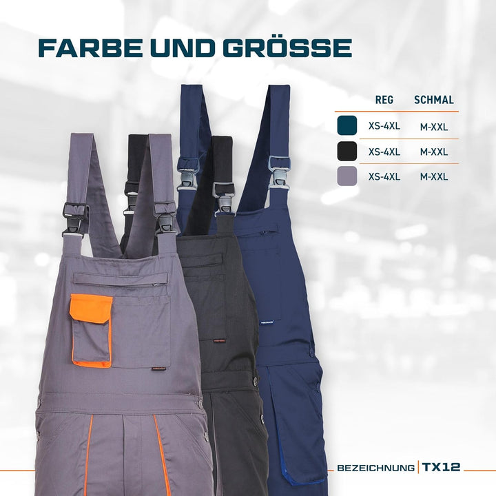 Portwest Herren Tx12 Overalls (1er Pack) M Schwarz, M Schwarz