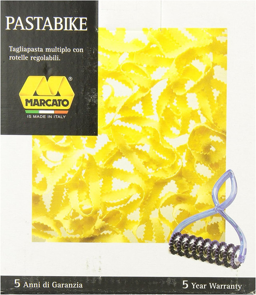 Marcoto Küchenprofi Teigschneider Pasta Bike