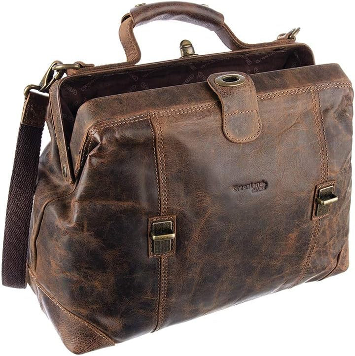 Greenland Nature Arztkoffer Doktorkoffer Arzttasche Doktortasche Hebammentasche Doc Case Koffer Natu