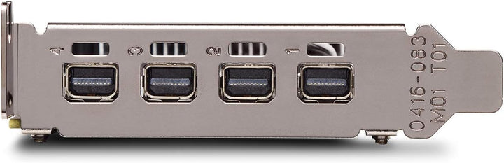 PNY Quadro P1000 Professional Graphic Card 4GB GDDR5 PCI Express 3.0 x16, Single Slot, 4x Mini-Displ