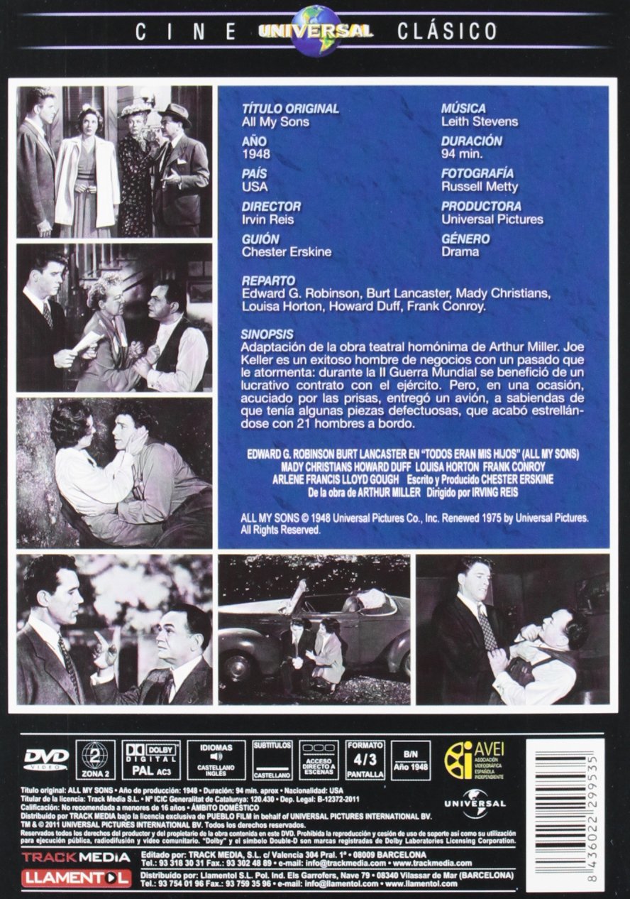 Todos eran mis hijos [Spanien Import], DVD
