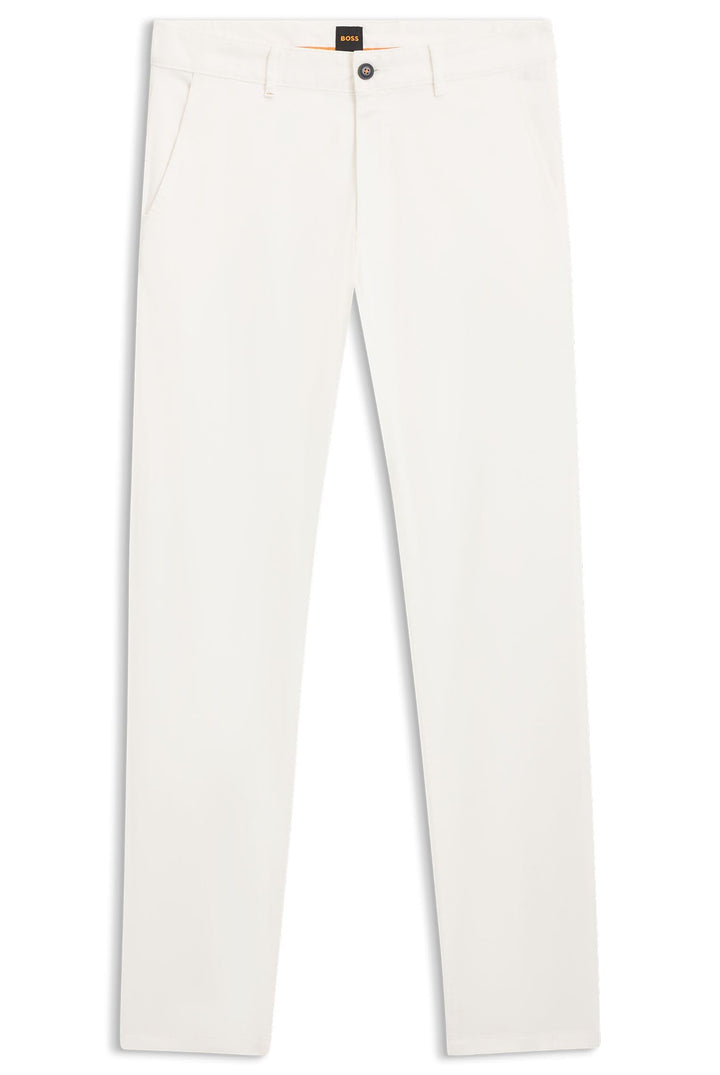 BOSS Herren Trousers_Flat 34W / 32L Natural106, 34W / 32L Natural106