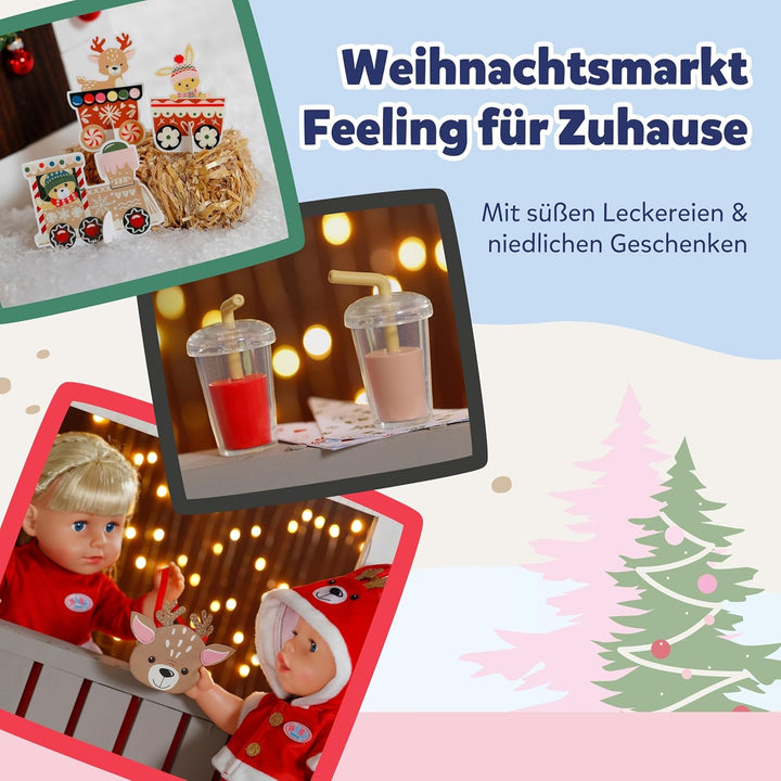 BABY born Adventskalender - 24 Überraschungen - Puppenkleidung &amp; Accessoires für 43 cm Puppen - Hoch