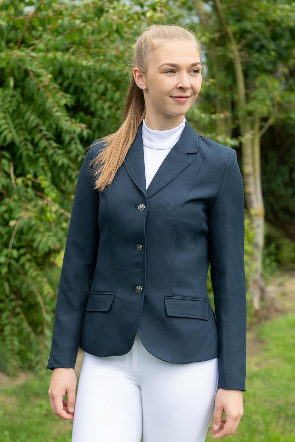 HKM 3341 Turnierjacket Marburg, Reitjacket Reitjacke, dunkelblau Damen 40 40 Dunkelblau, 40 Dunkelbl