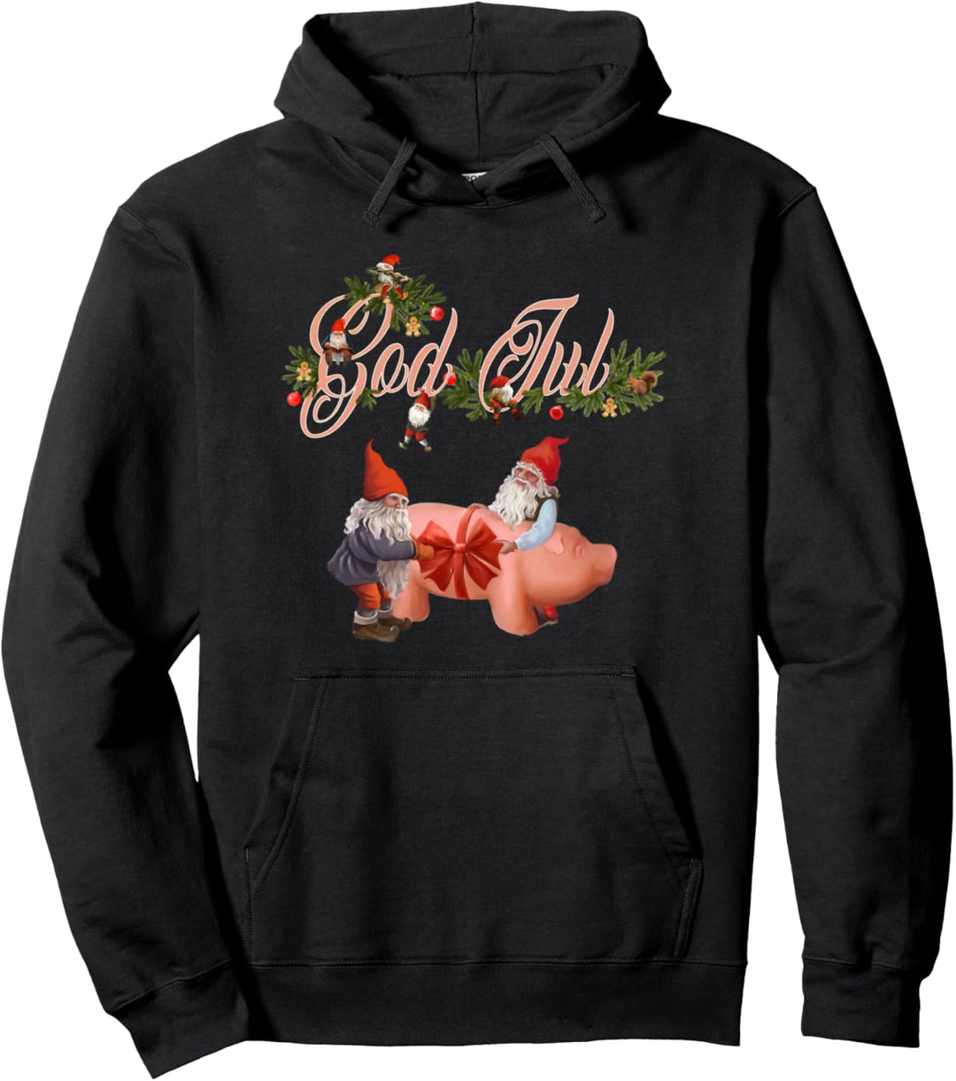 Norwegisches Weihnachtsmarzipanschwein Pullover Hoodie