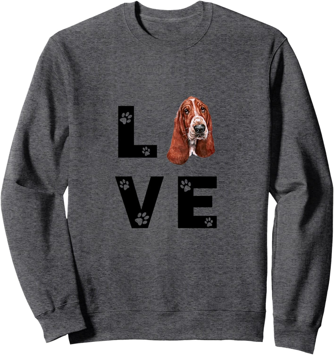 BASSET HOUND Hund Love Hundebesitzer Geschenk Sweatshirt