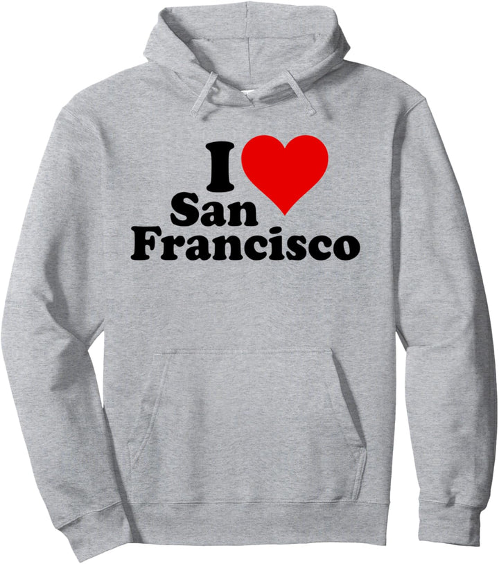 ICH LIEBE SAN FRANCISCO CALIFORNIA SF Pullover Hoodie