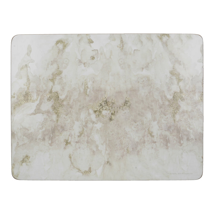 Creative Tops "Grey Marble" Premium-Tischsets mit Korkunterseite, 30 x 23 cm – Grau/Weiss (6er-Set)