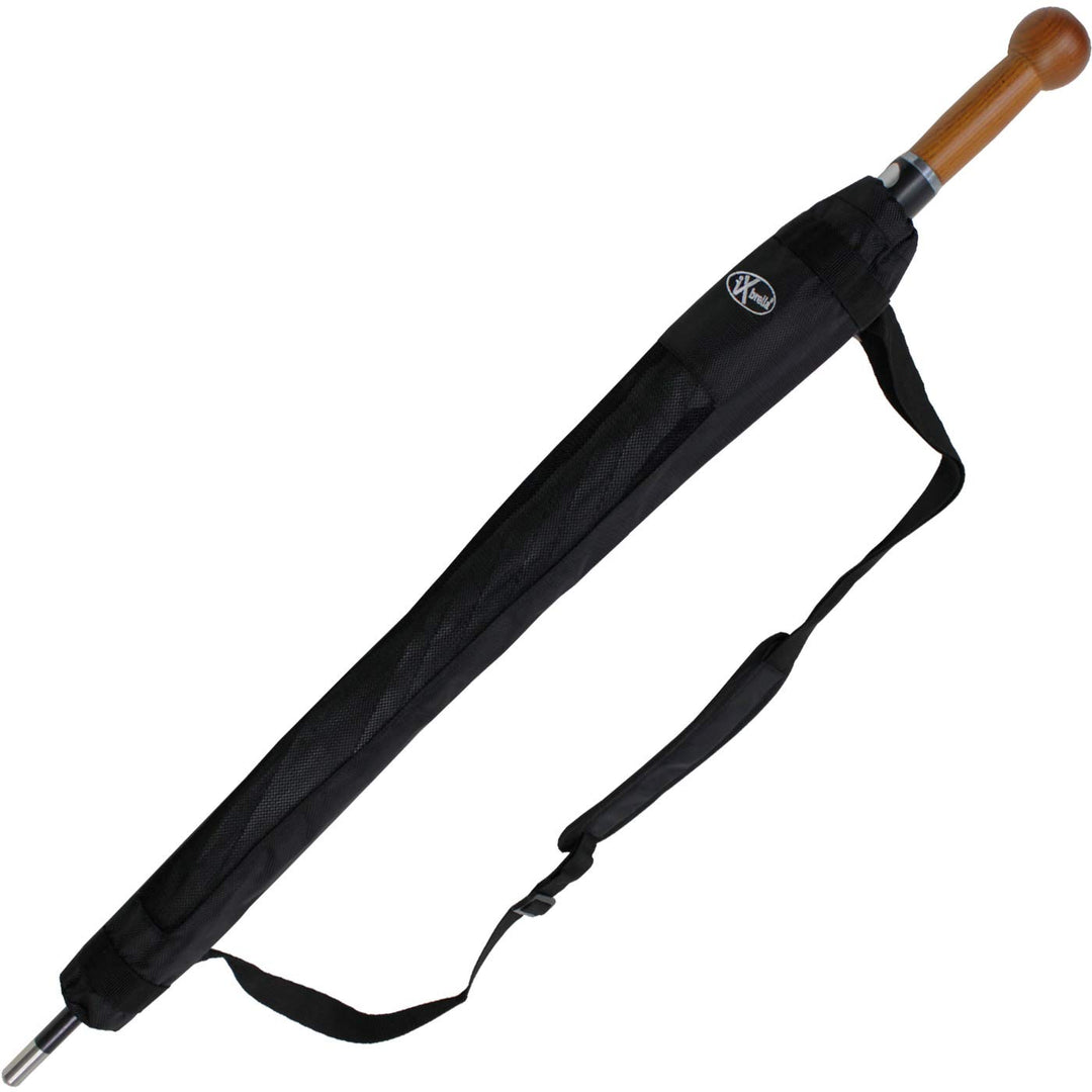 iX-brella Stützschirm Selbstverteidigungsschirm extrem stabil (schwarz), schwarz