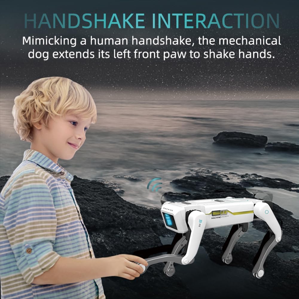 X-Verse 8002 RC Roboter Hund für Kinder Ferngesteuerter Spielzeug, Sprach und Interagieren, Programm